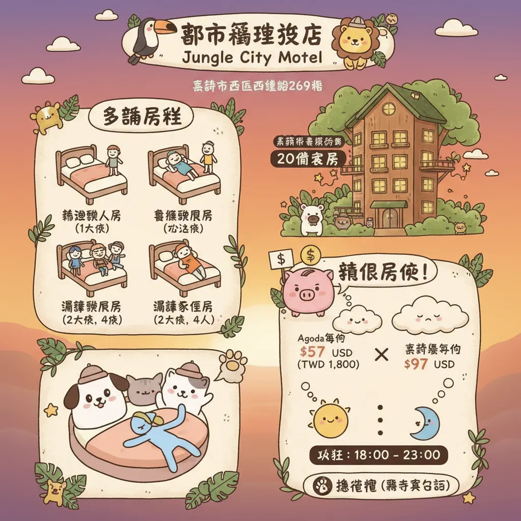 2026 年嘉義都市叢林旅店住宿攻略：房型、價格與真實評價一次看