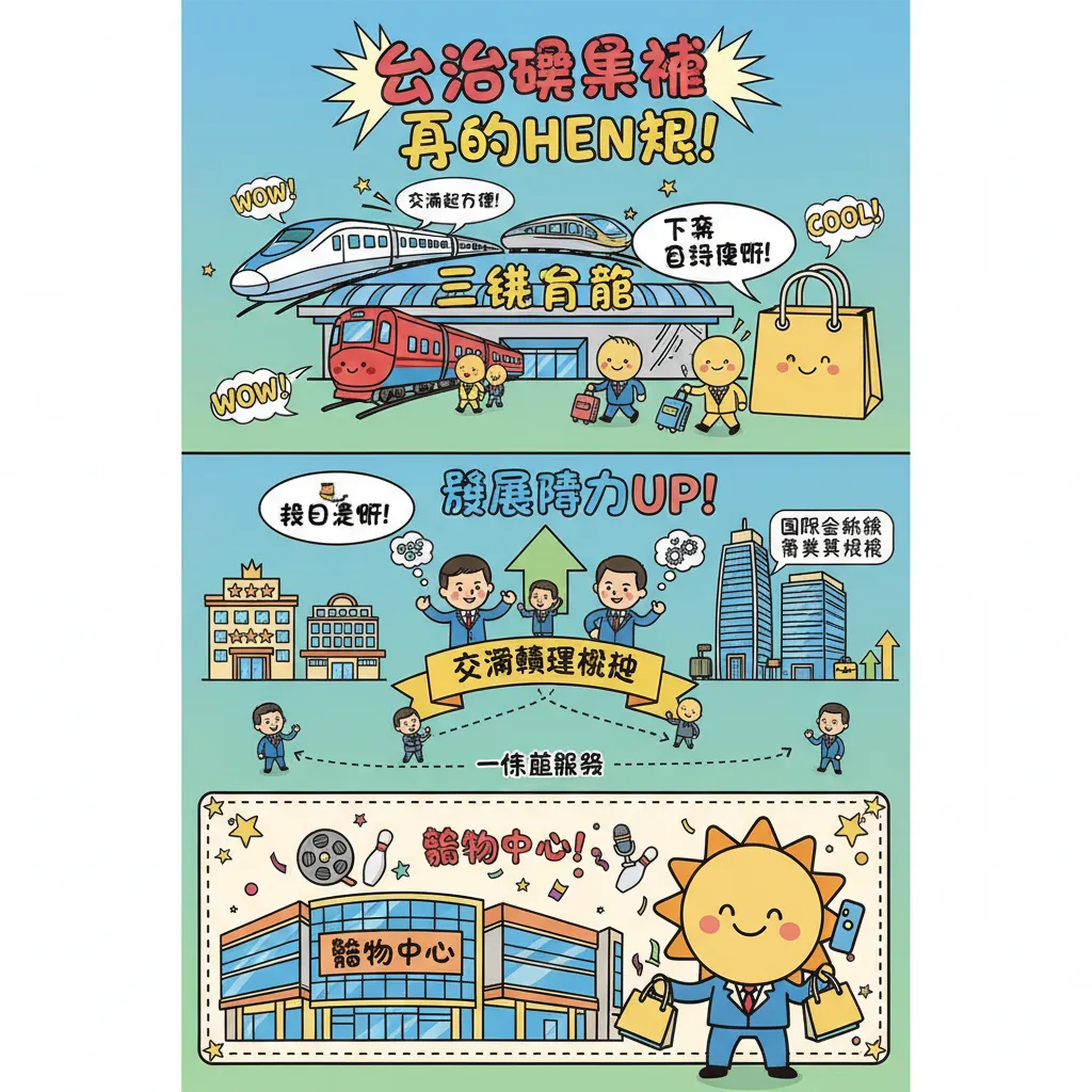臺中娛樂城結合三鐵共構，打造全新一站式購物地標