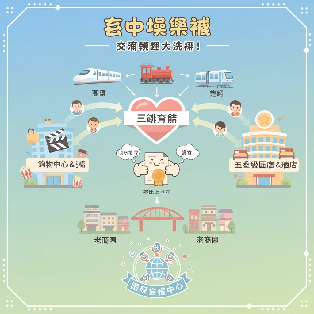 從交通轉運樞紐看臺中娛樂城，如何帶動城市生活新風貌